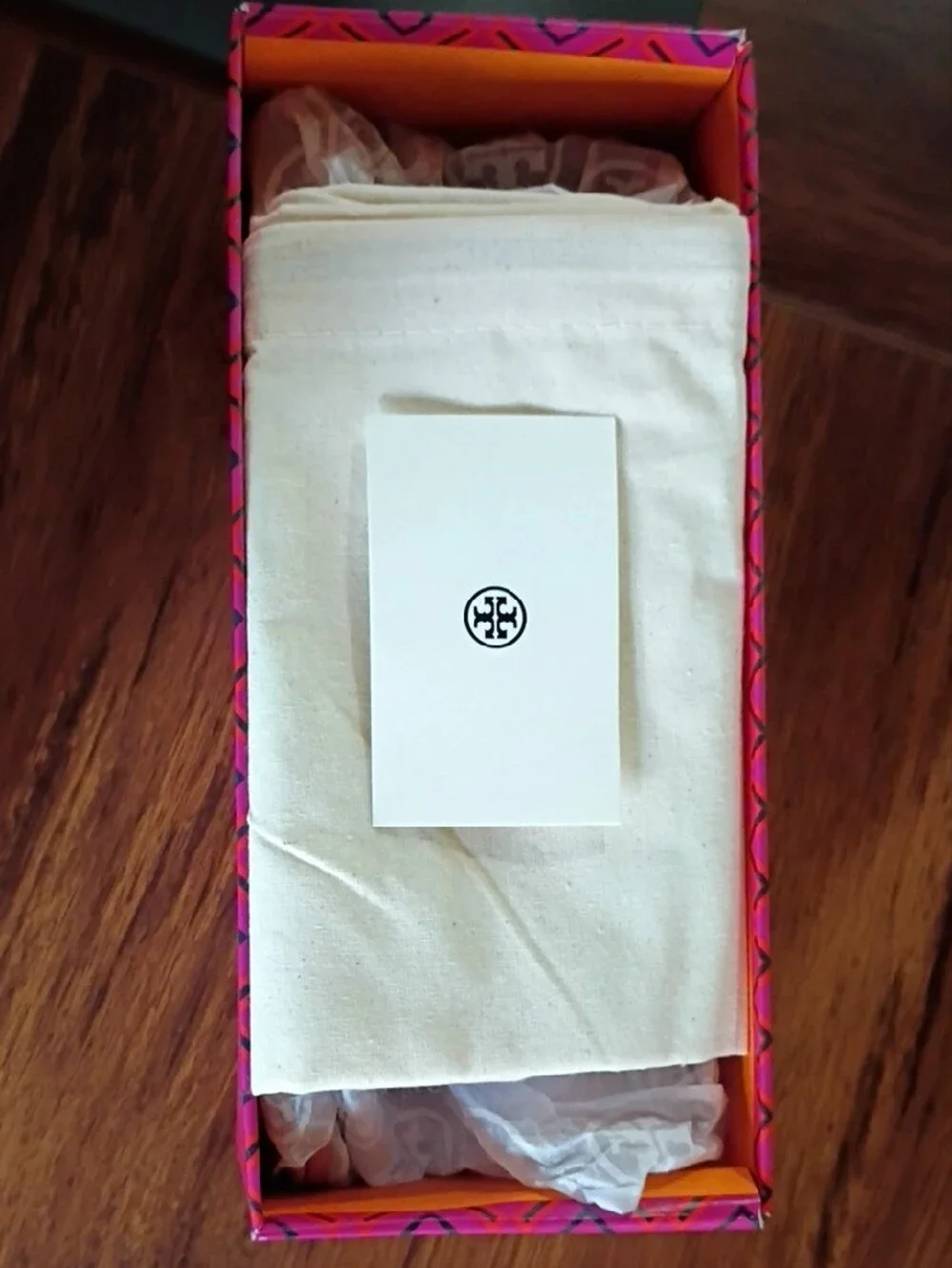 Tory Burch Double Stack Logo Slide In Tan Goat Leather